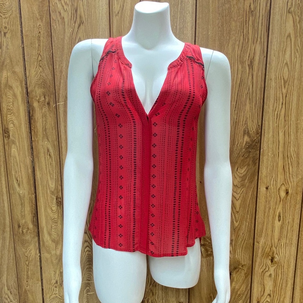 Sanctuary Sleeveless Blouse Chiffon Tank Top XS